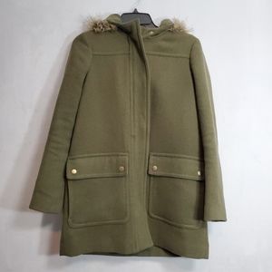J crew pea coat size 2